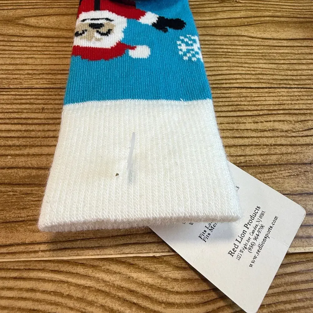 NWT Red Lion Adult Santa Christmas Socks Made in the USA Great Holiday Gift New